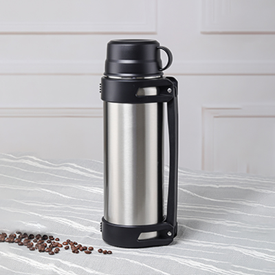 2.0L/1.5L big size wooden handle wide mouth stainless steel coffee/tea  thermos